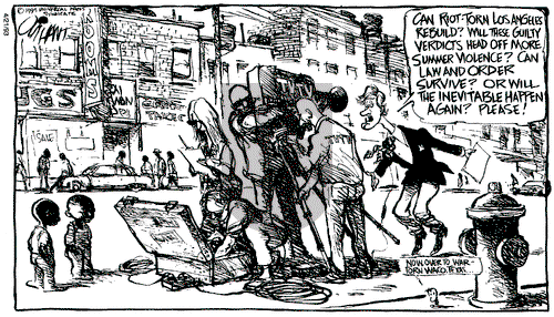 Pat Oliphant on Wednesday April 21, 1993 Comic Strip
