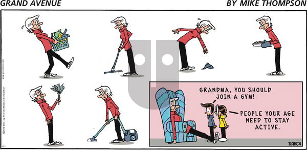 Grand Avenue on Sunday October 1, 2023 Comic Strip