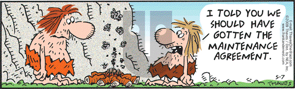 Frank and Ernest - Thursday May 7, 2009 Comic Strip
