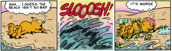 Garfield on Saturday June 30, 1990 Comic Strip