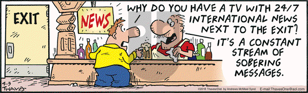 Frank and Ernest on Tuesday April 3, 2018 Comic Strip