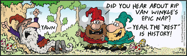 Frank and Ernest on Thursday July 6, 2017 Comic Strip