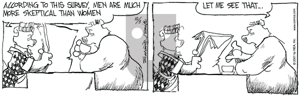The Grizzwells on Wednesday October 3, 2001 Comic Strip