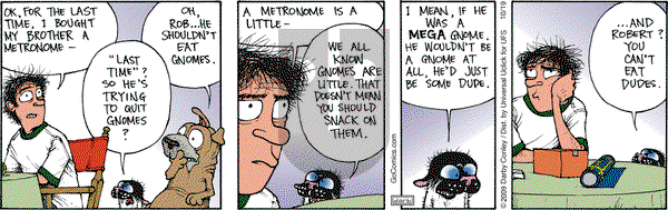 Get Fuzzy on Wednesday October 19, 2016 Comic Strip