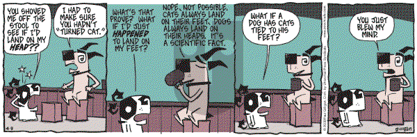 Pooch Cafe - Wednesday April 9, 2008 Comic Strip