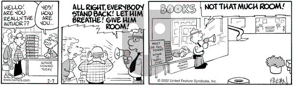 Drabble - Thursday February 7, 2002 Comic Strip