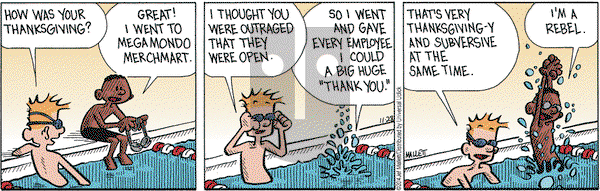 Frazz on Friday November 28, 2014 Comic Strip
