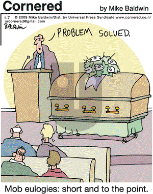 Cornered on Wednesday January 7, 2009 Comic Strip