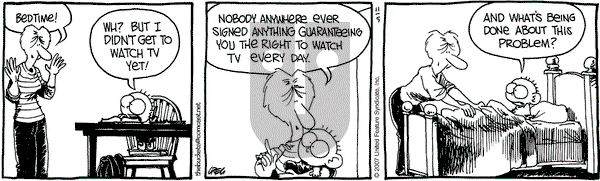 The Buckets - Monday November 5, 2007 Comic Strip