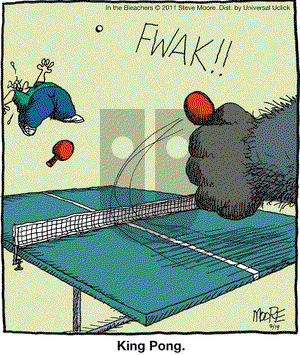 In the Bleachers on Tuesday July 19, 2011 Comic Strip