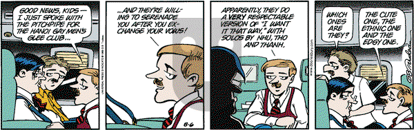 Doonesbury on Friday August 6, 1999 Comic Strip