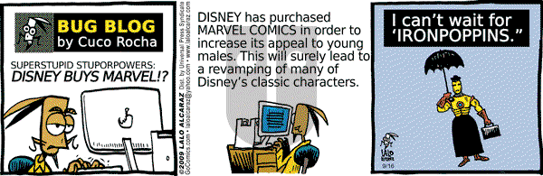 La Cucaracha on Wednesday September 16, 2009 Comic Strip