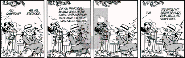 Doonesbury on Friday March 7, 1986 Comic Strip