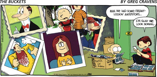 The Buckets on Sunday October 21, 2012 Comic Strip