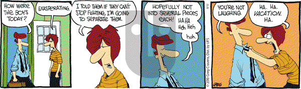 The Buckets on Thursday August 12, 2010 Comic Strip