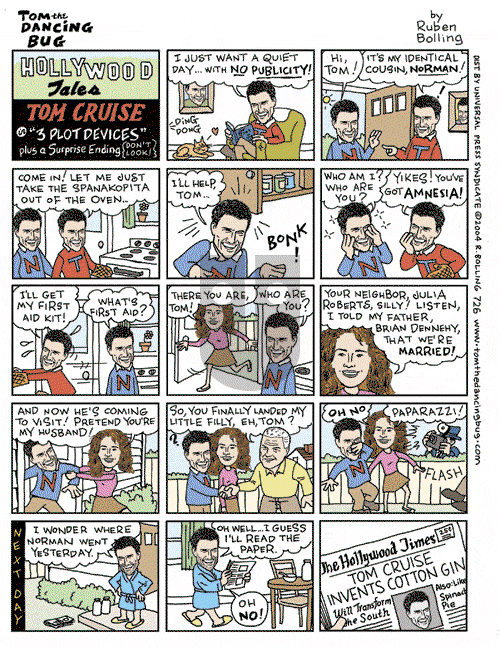 Tom the Dancing Bug on Monday January 17, 2005 Comic Strip