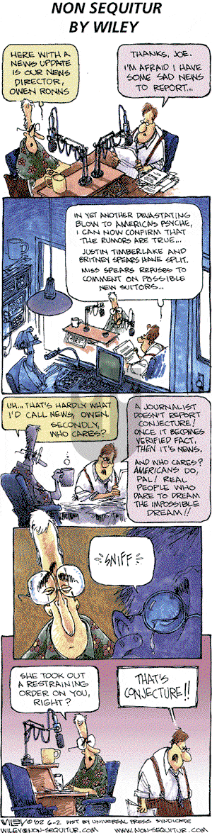 Non Sequitur on Sunday June 2, 2002 Comic Strip