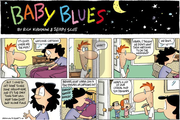 Baby Blues on Sunday November 20, 2005 Comic Strip