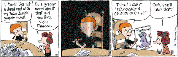 Cul de Sac - Saturday January 22, 2022 Comic Strip