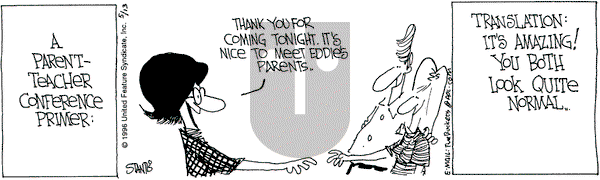The Buckets - Monday May 13, 1996 Comic Strip