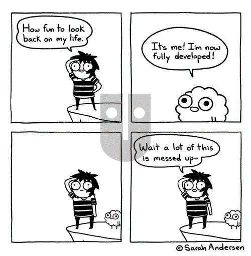 Sarah's Scribbles - Saturday February 18, 2023 Comic Strip