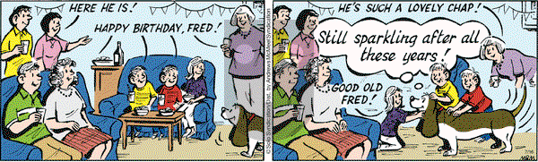 Fred Basset on Tuesday July 16, 2019 Comic Strip