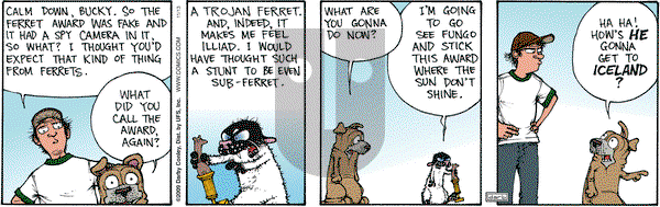 Get Fuzzy on Friday November 13, 2009 Comic Strip