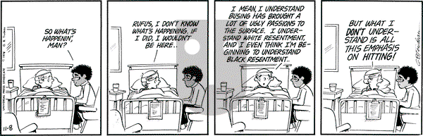 Doonesbury on Friday November 8, 1974 Comic Strip