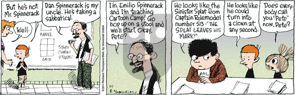 Cul de Sac on Tuesday August 2, 2016 Comic Strip