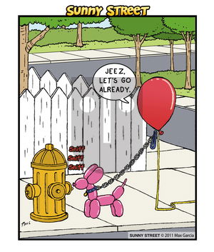 Sunny Street on Thursday October 8, 2015 Comic Strip