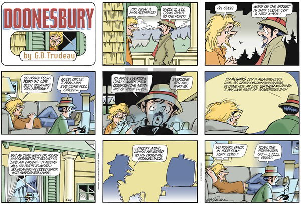 Doonesbury on Sunday March 24, 2002 Comic Strip