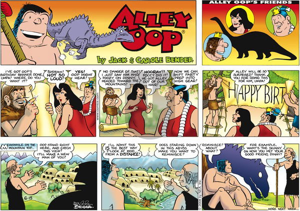 Alley Oop on Sunday June 15, 2008 Comic Strip