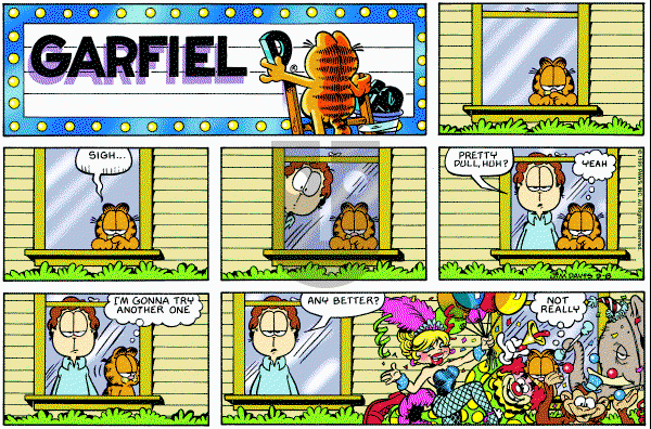 Garfield - Sunday September 8, 1996 Comic Strip