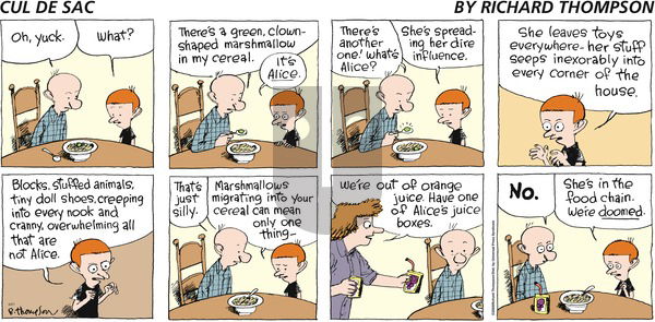 Cul de Sac on Sunday June 21, 2009 Comic Strip