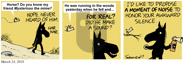 Dark Side of the Horse on Wednesday January 26, 2011 Comic Strip