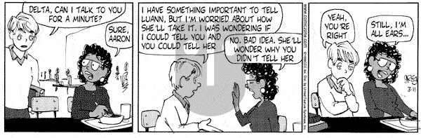 Luann on Wednesday March 11, 1998 Comic Strip