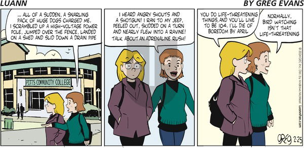 Luann - Sunday February 25, 2024 Comic Strip