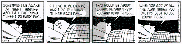 Peanuts on Friday December 9, 1983 Comic Strip
