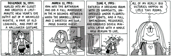 Cathy Classics on Friday June 9, 1995 Comic Strip