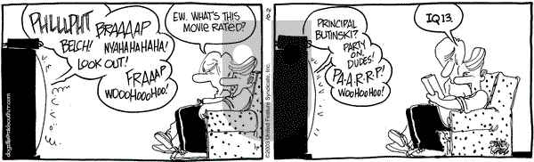 The Buckets on Thursday October 2, 2003 Comic Strip