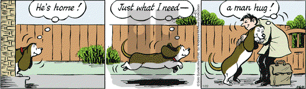 Fred Basset on Monday January 22, 2018 Comic Strip