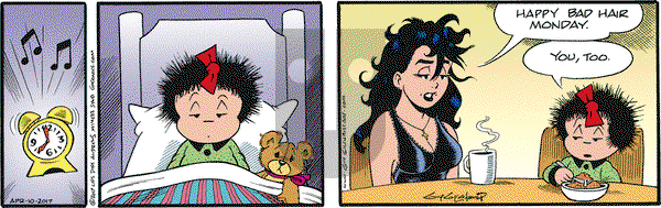 Nancy on Monday April 10, 2017 Comic Strip