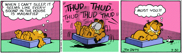 Garfield on Wednesday March 30, 1988 Comic Strip