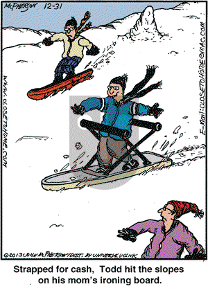 Close to Home on Tuesday December 31, 2013 Comic Strip