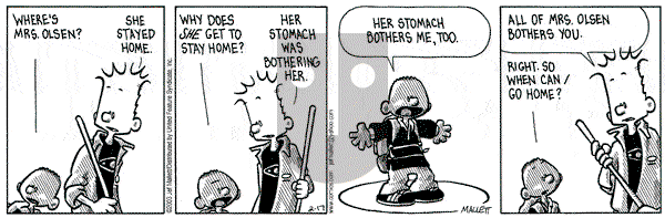 Frazz on Monday February 17, 2003 Comic Strip