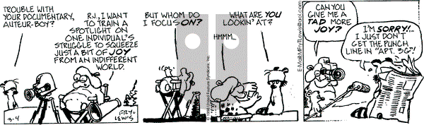 Over the Hedge on Monday March 4, 1996 Comic Strip