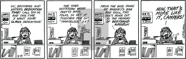 Doonesbury on Tuesday February 13, 1973 Comic Strip