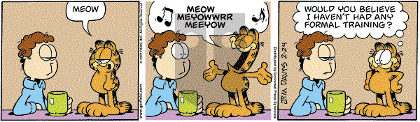 Garfield on Saturday February 24, 2007 Comic Strip