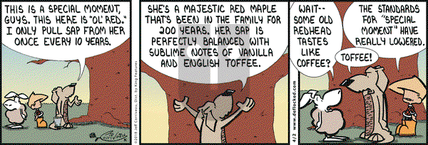 DeFlocked on Monday April 2, 2018 Comic Strip