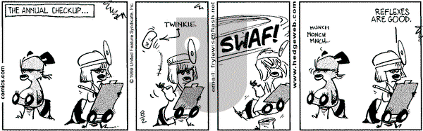 Over the Hedge on Monday August 2, 1999 Comic Strip